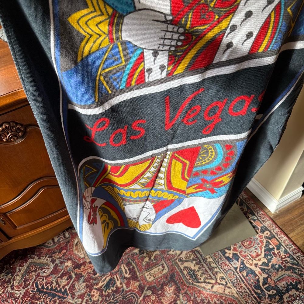 Vtg Las Vegas‎ King of Hearts Towel - Picture 3 of 4